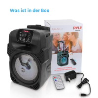 Pyle PA reproduktor Bluetooth, music box, party box, karaoke stroj 400W, 8